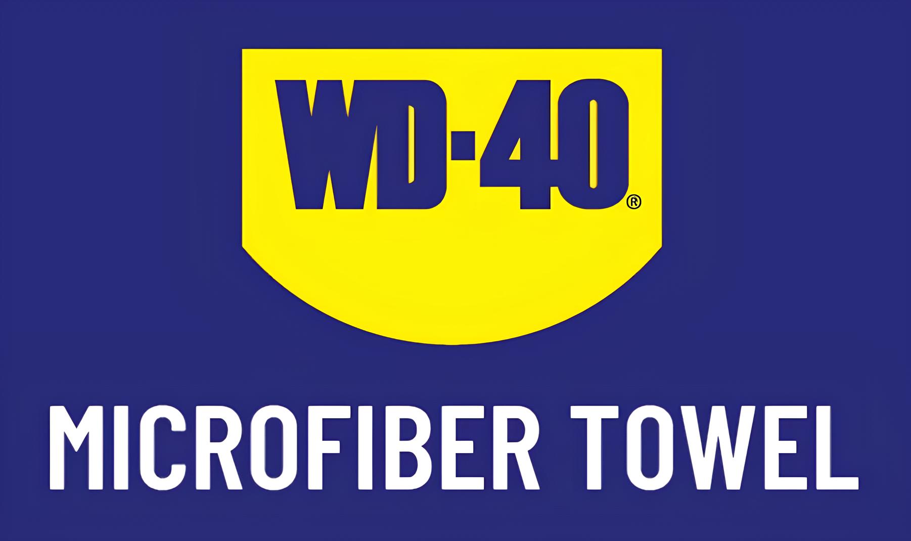 WD-40 Microfiber Towels by Caco America logo